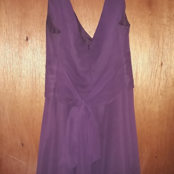 Long Plum dress - Picture 3 of 5